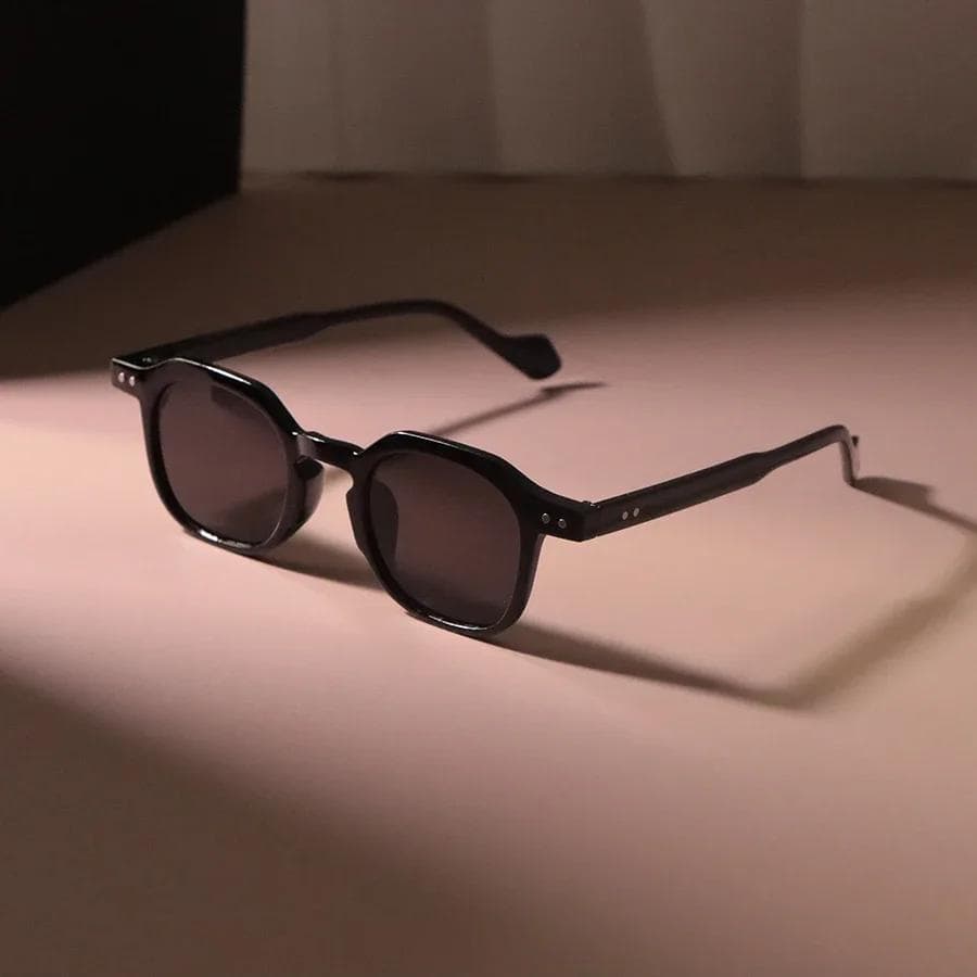 Retro Square Sunglasses Women Men Vintage Designer Sun Glasses Mirror Lens Punk Shades Outdoor Travel Oculos De Sol Other
