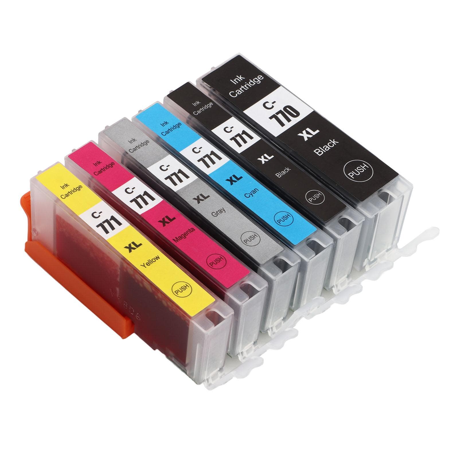 Ink Cartridge Set Black and Color Ink Cartridge Combo for PIXMA MG5770 MG6870 MG7770 TS5070 TS6070