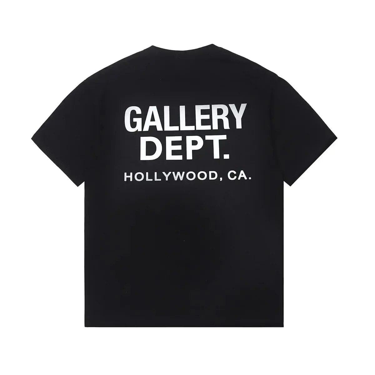 Fashion Letter Print T-Shirt Vintage High Street Gallery Department Print Shirt Casual O-Neck T-Shirt Summer Brand Cotton Top M