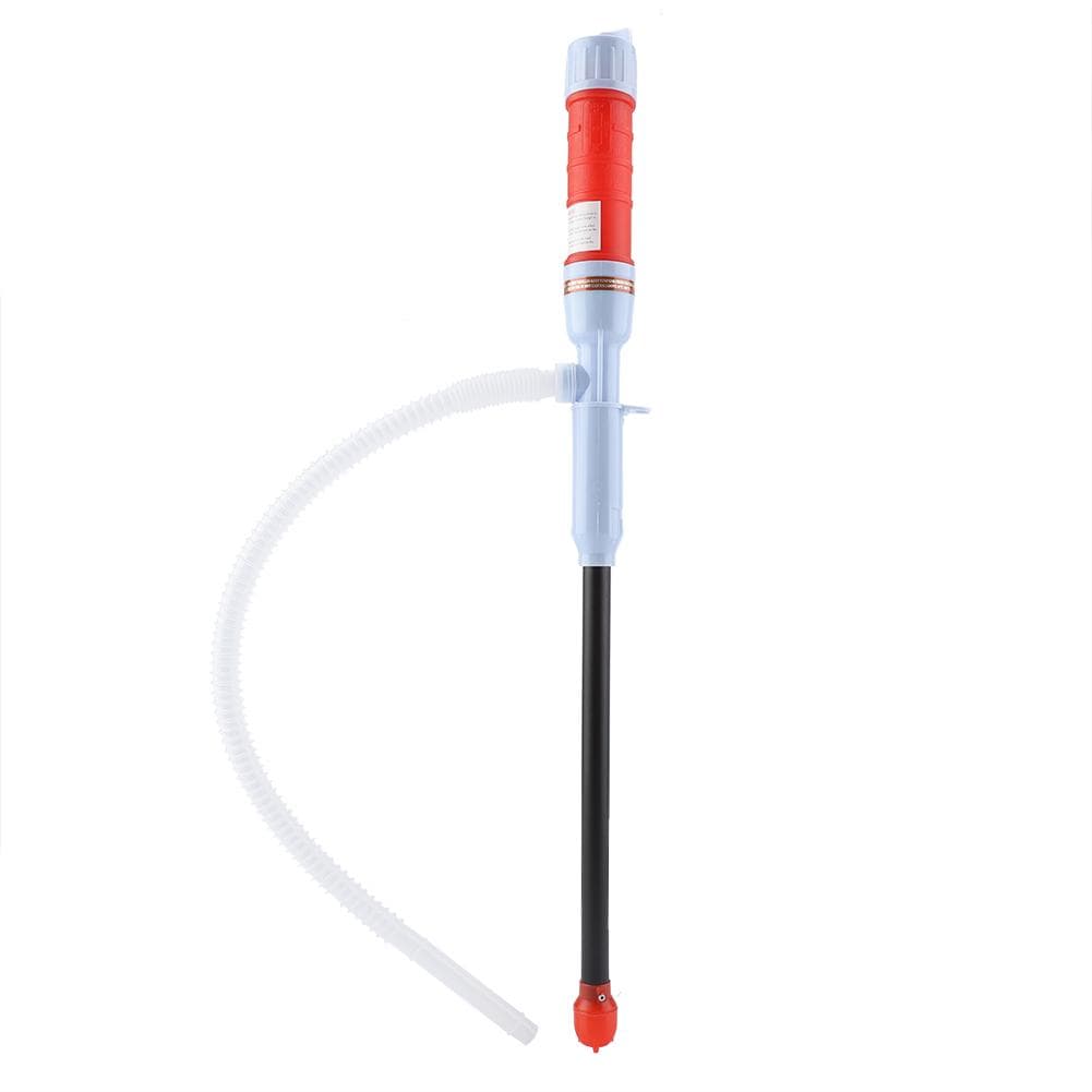 Electric Battery Operated Diesel Oil Liquids Transfer Pump Pipe Fish Tank Water Pump(Red) Red