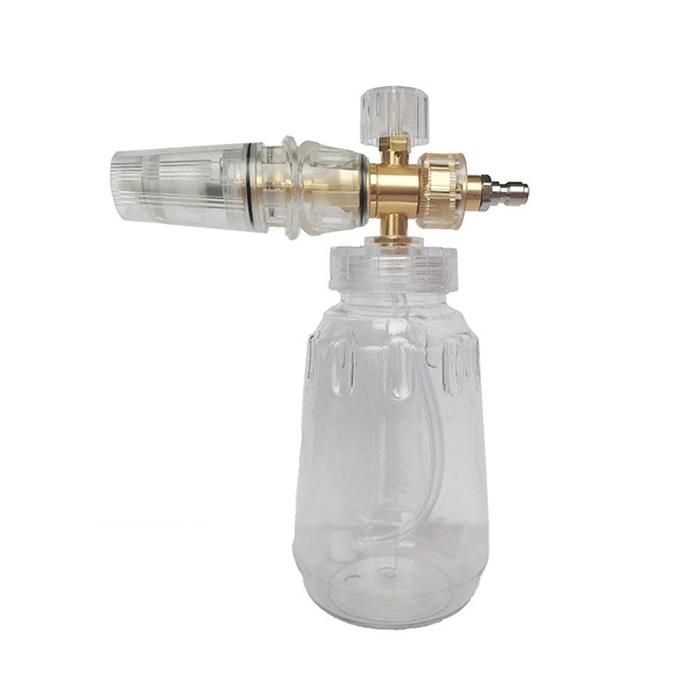 Foam Cannon for Pressure Washer, Car Foam Blaster Adjustable Snow Foam Lance with 14 Quick transparent