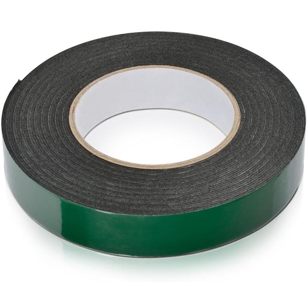 Double Sided Foam Tape 10M Black PE Sponge Ultra-strong Self-adhesive Waterproof Heavy Duty Mounting Tape 10m