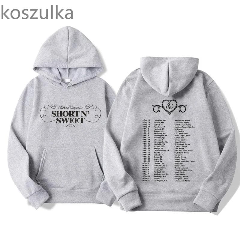 Sabrina Carpenter Print Hoodies Graphic Clothes Women/men Casual Long Sleeve Short n' Sweet Sweatshirts 2XL