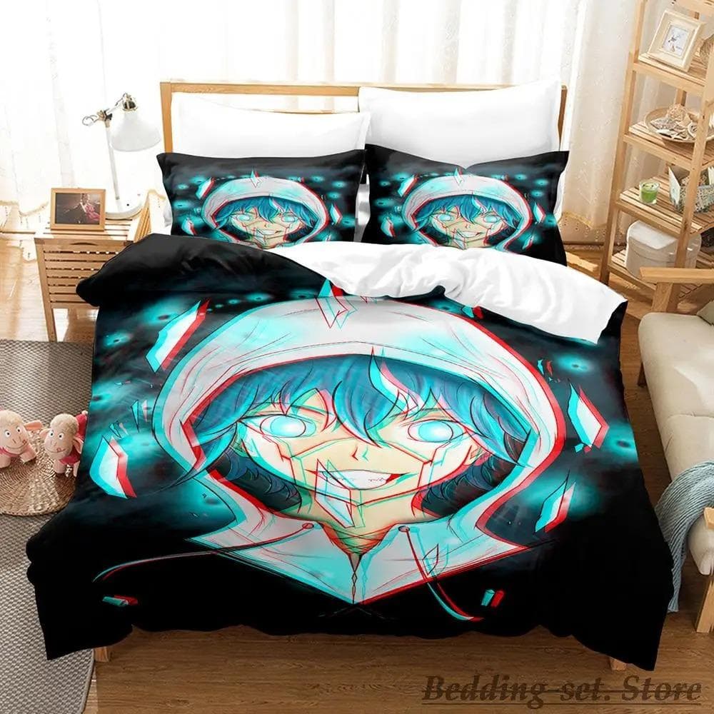 Darwin's Game Bedding Set Single Twin Full Queen King Size Bed Set Adult Kid Bedroom Duvetcover Sets Anime Kawaii 70x133cm 2pcs