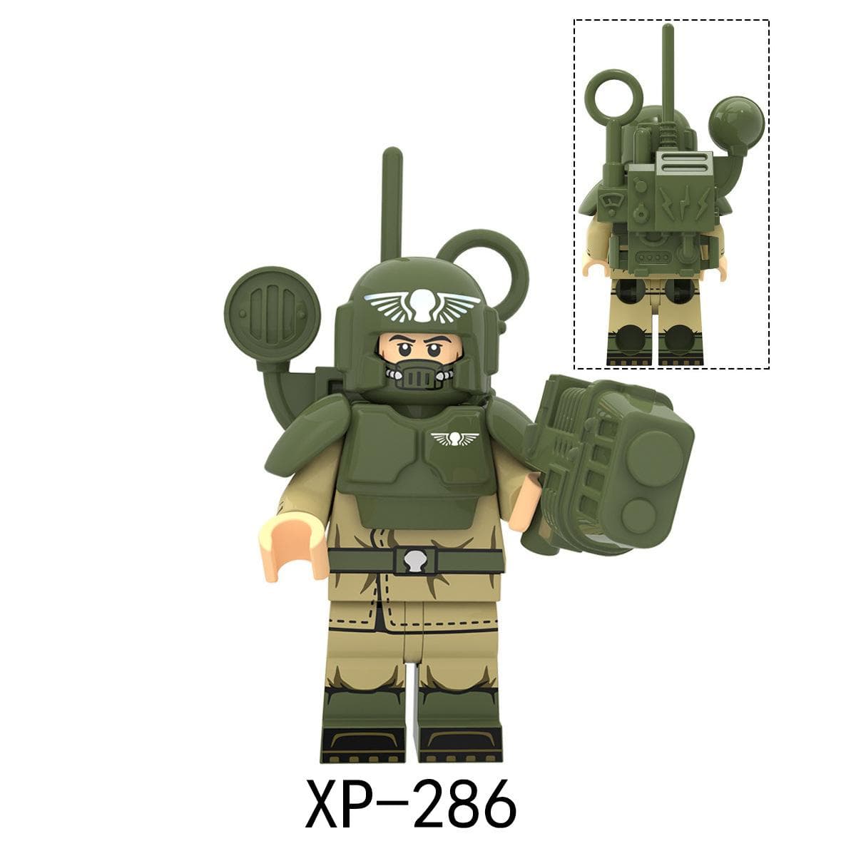 KT1037 Imperial Guard Heavy Arms Communications Engineering Stormtroopers Assemble Toy Blocks
