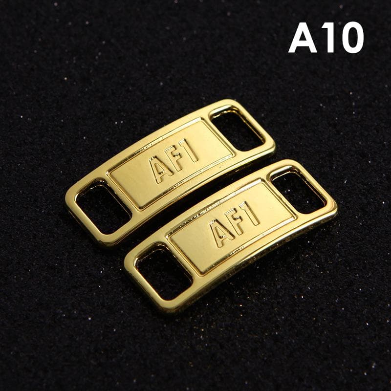 2Pcs Af1 Shoe Charms Laces Buckle Air Force One Shoes Accessories