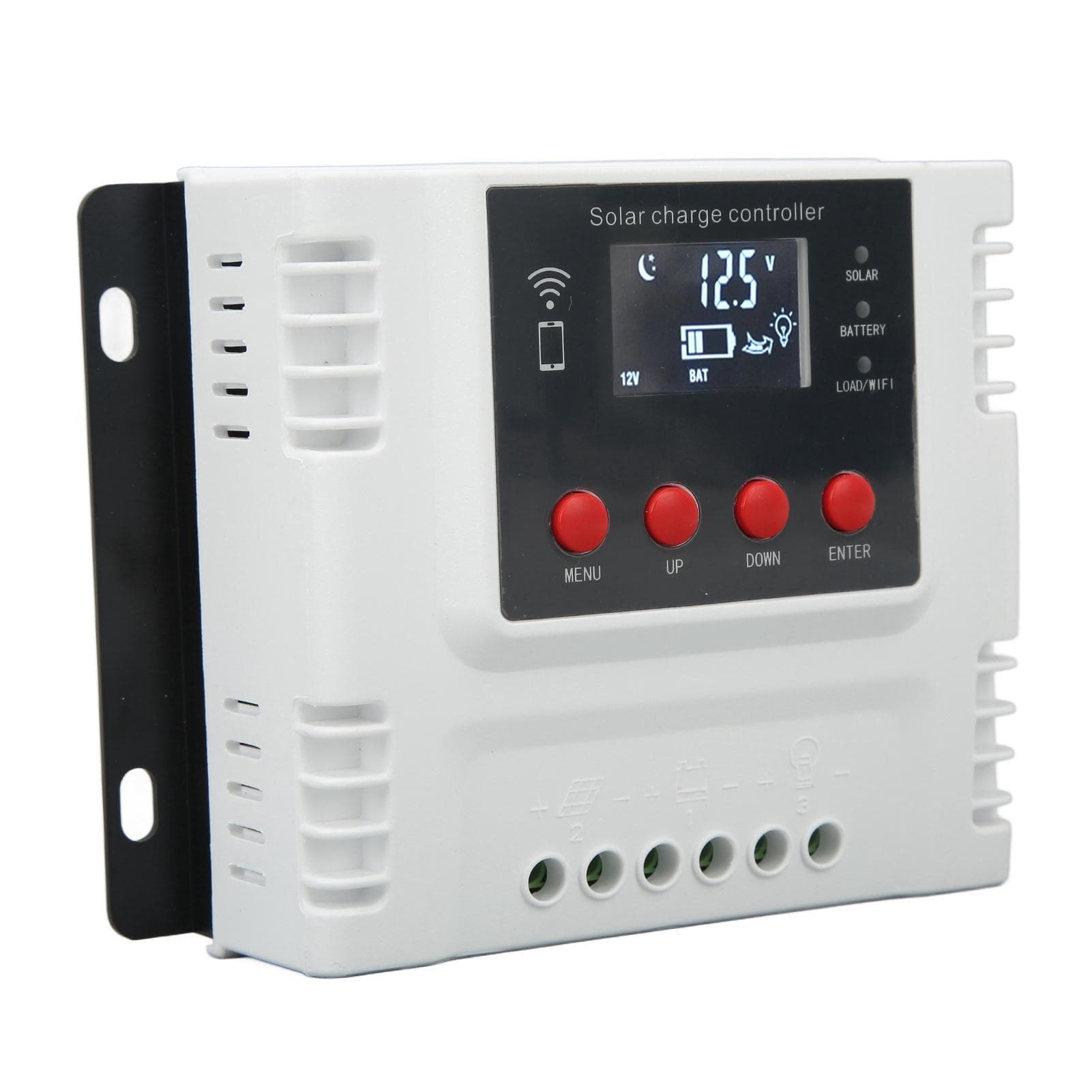 10A MPPT Solar Charge Controller Solar Panel Controller for Villas Outdoor Touring Car Yacht Ship