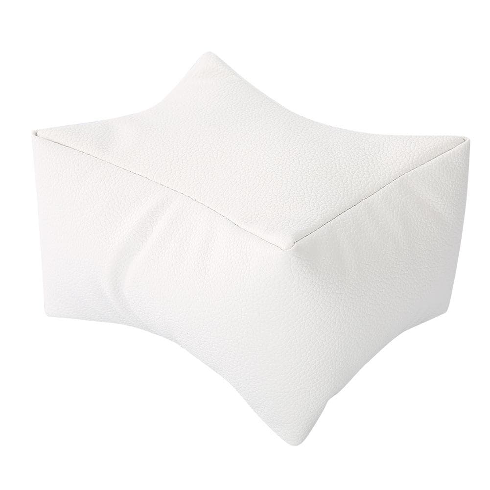 Nail Art Table Hand & Foot Pillow Soft PU Arm Rest Salon Manicure Nail Care Pillow Black white