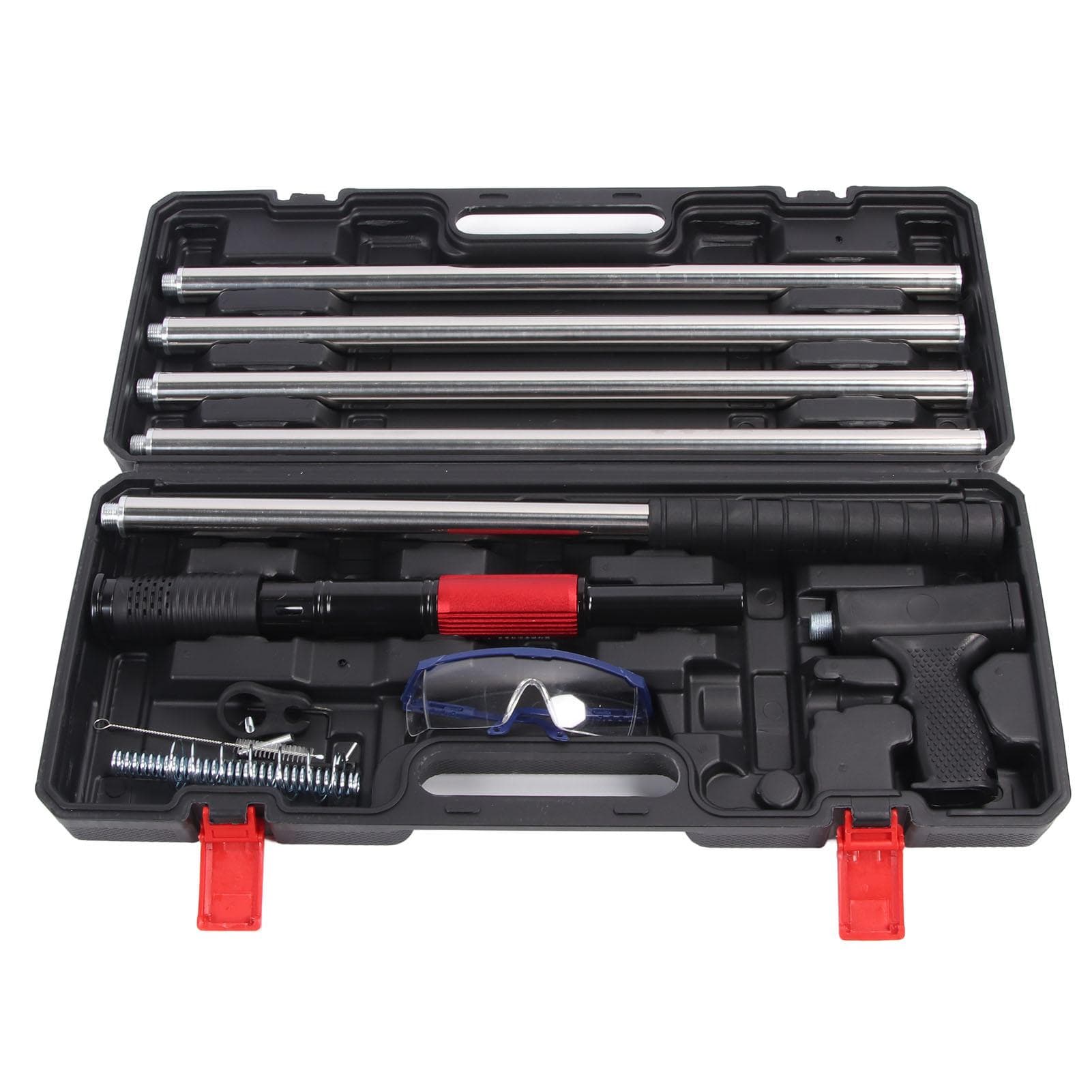 Concrete Nail Gun Kit 4 Speed Adjustable Manual Steel Portable Wall Anchor Slotting Device