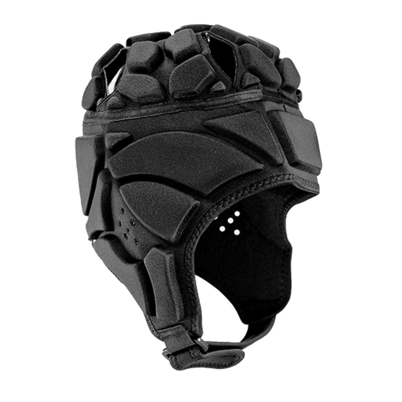 Soft Goalkeeper Helmet Football Rugby Soccer Goalie Helmet Cap Headgear for Kids Youth Adults M