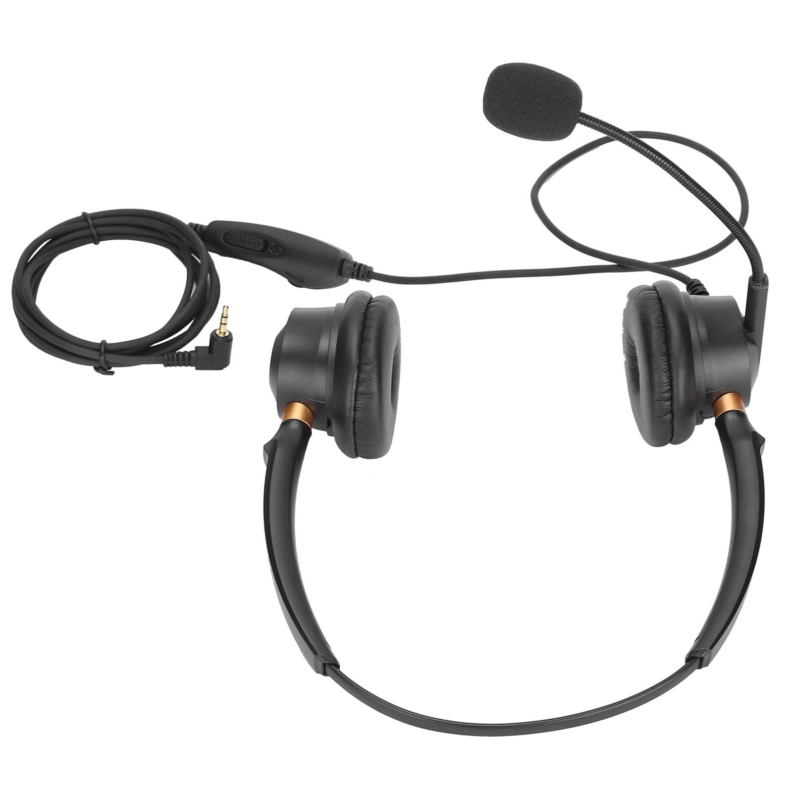 H600D‑2.5‑MV Customer Service Headset Support Volume Adjustment Telephone Headset with Noise