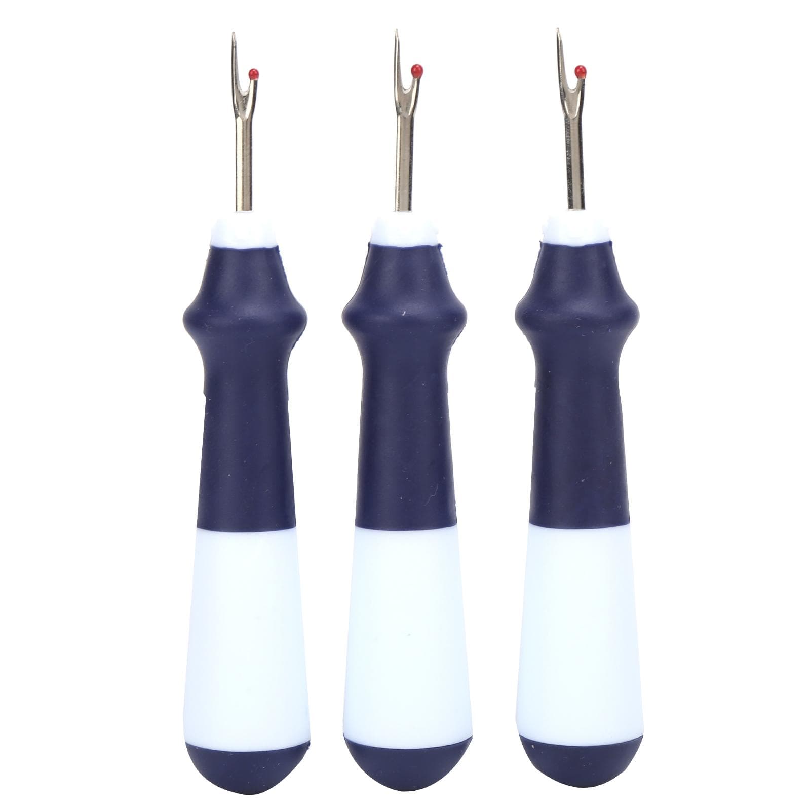 3Pcs Seam Ripper Durable Stainless Ergonomic Handy Handles Thread Remover Sewing Crafting Embroidery