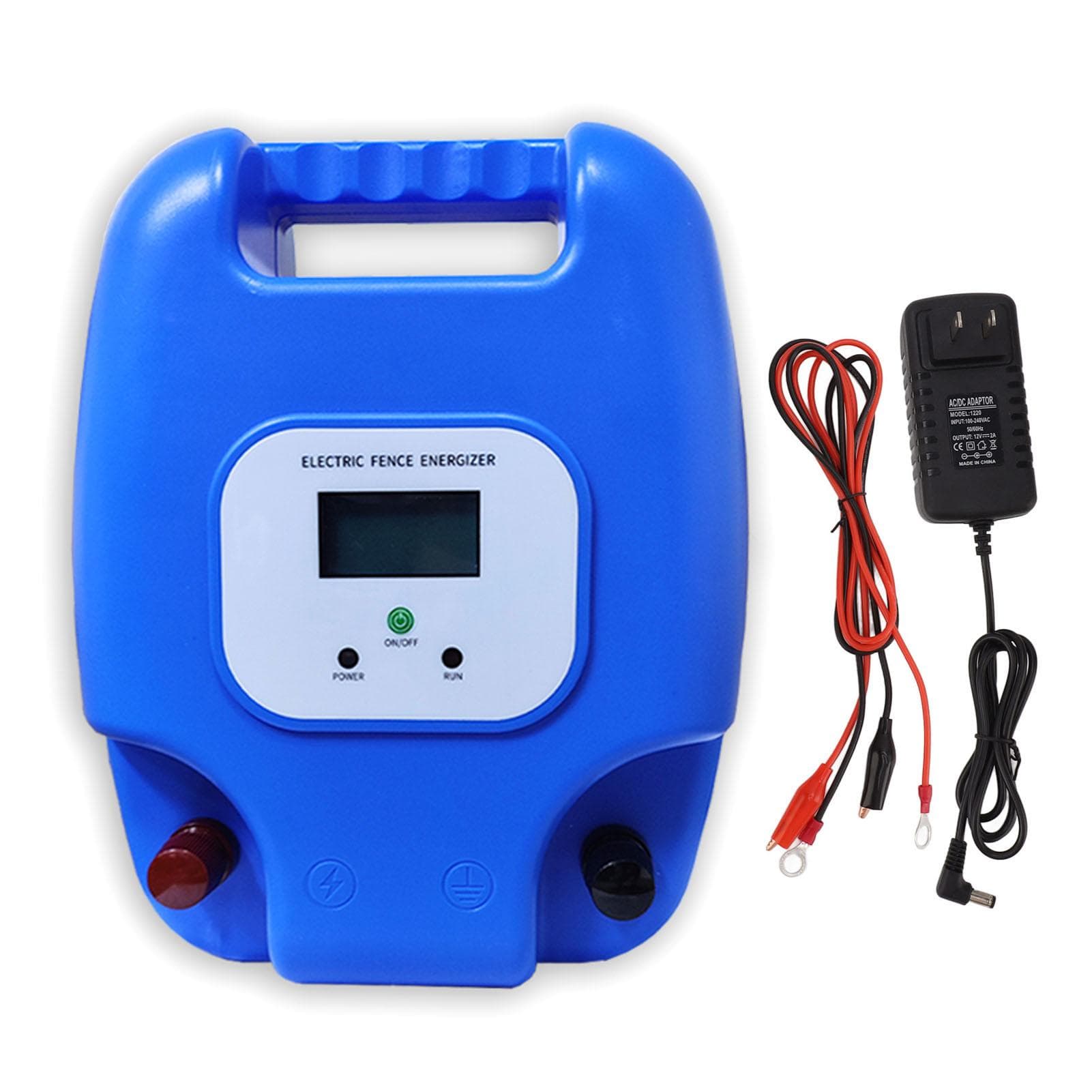 1.5J Electric Fence Charger 3 to 10 Km Waterproof Pulse Safe to Animals Electric Fence for Pig