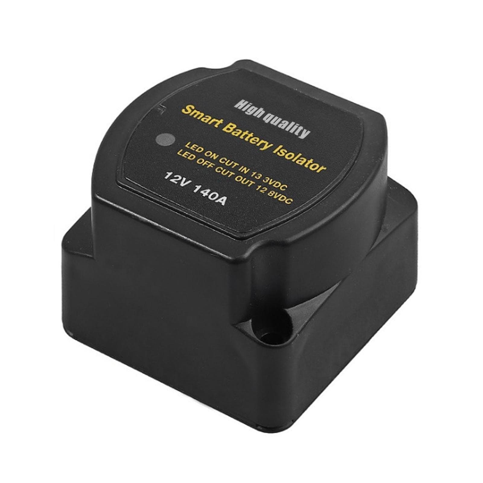 12V 24V Auto RV Charging Switch Smart Dual Battery Isolator Voltage Sensitive Relay Compatible with black