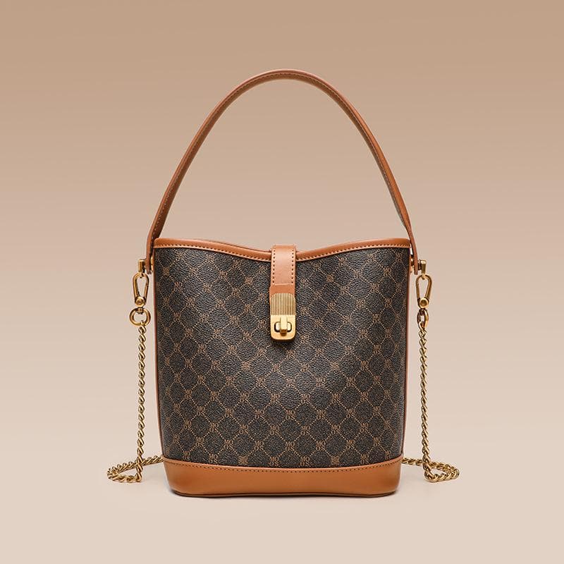 Bag Women's Bag Large Capacity Crossbody Bag Women's Bucket Bag All-in-one Printed Commuter Shoulder Bag