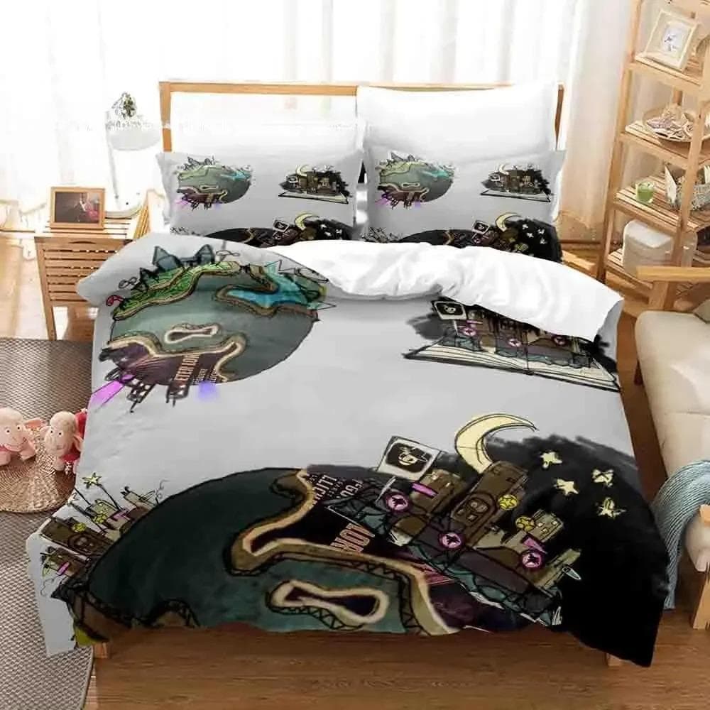 Sackboy Little Big Planet Bedding Set Single Twin Full Queen King Size Bed Set Aldult Kid Bedroom Duvet cover Sets Anime Bed AU Double 180x210cm