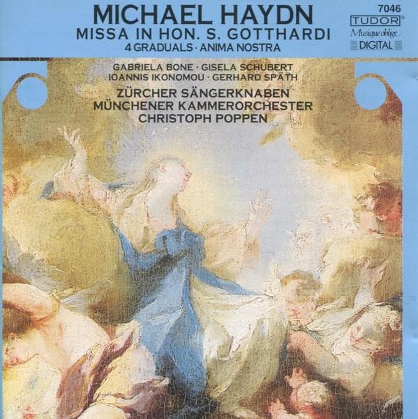 CD MICHAEL HAYDN, GABRIELA BONE, GISEL - Missa In Hon. S. Gotthardi • 4 Grad 7046 Tudor 1998 Sweden Classical Used