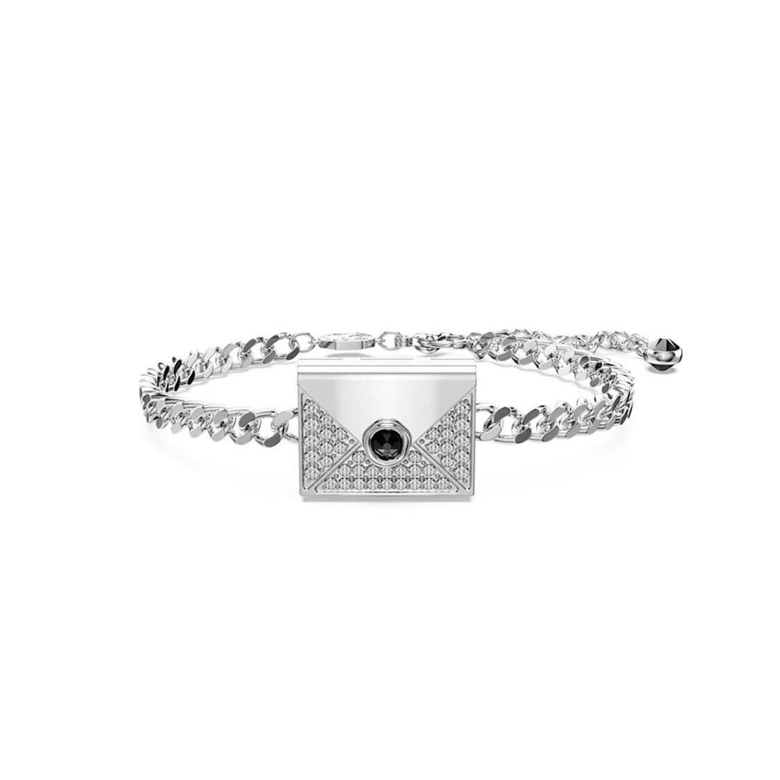 Swarovski Letra Series Love Letter Rhodium Plated Bracelet Unisex bracelet Silver 5666223 Box (Random Color)