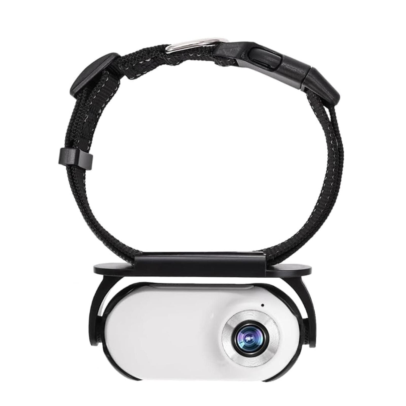 Cat Camera Collar with 8GB Memory Card Wireless Small Sports Cam with Video Record 1080P High-Clear A white