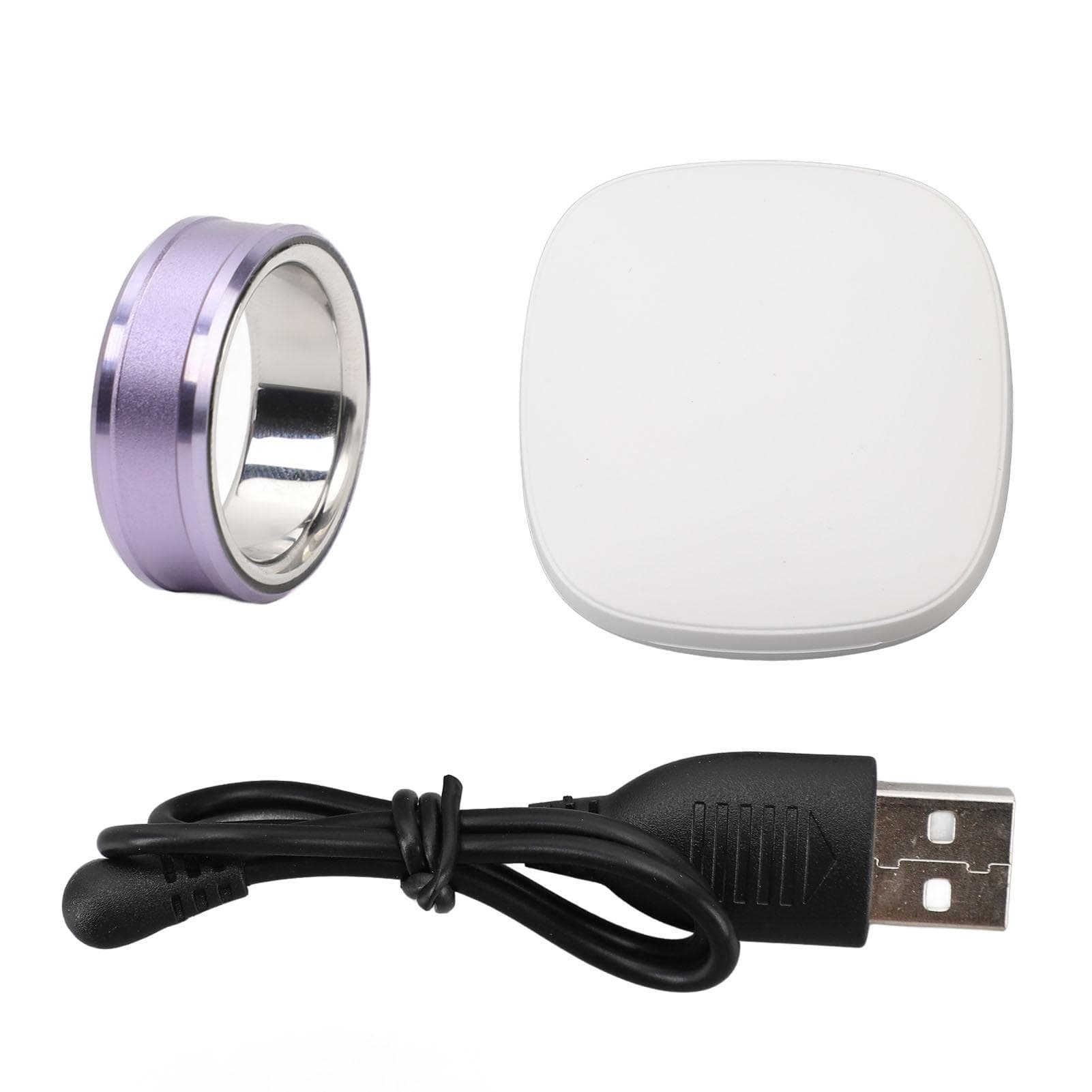 Smart Ring Sleep Exercise Monitoring Wireless IP68 Waterproof Metal Rechargeable Smart Health No. 20