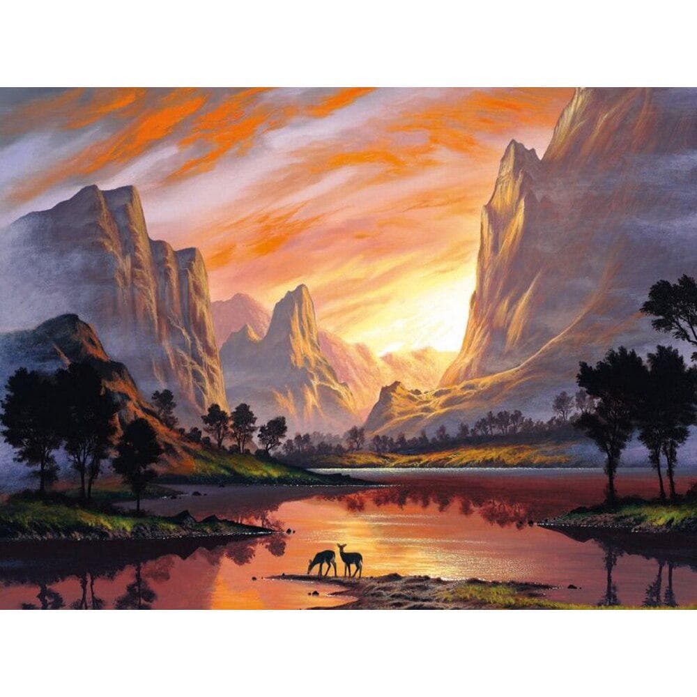 5D Diamond Painting Full Drill Landscape Crystal Painting Manual Hobby Diamond Embroidery Home Decor 20X30CM