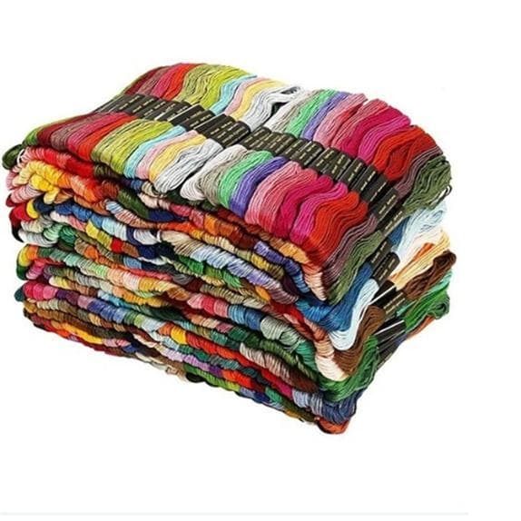 15/24/36/45/50/100/150/200 Color Multicolor Floss Embroidery Cross Stitch Threads Crafts Premium Home Arts Crafts Sewing Skeins Needle Art Accessories 36 colors multicolour