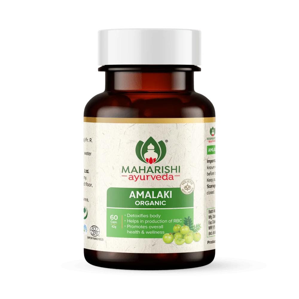 Amalaki (60 caps, 600 mg), Organic Amalaki Maharishi Ayurveda