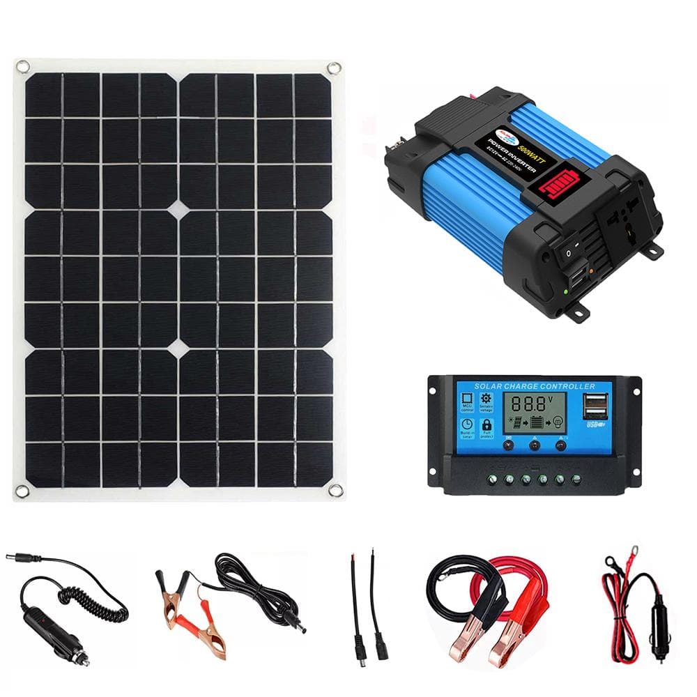 Modified Sine Wave Inverter Power Inverter DC 12V to AC 220V Car Charger Converter with 18W 500W-220