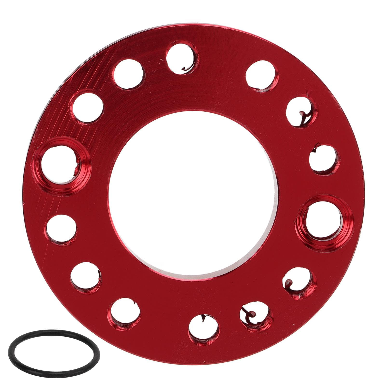 28mm Carburetor Spacer Adapater Intake Manifold Spinner Plate Replacement for XR50 SeriesBlack red