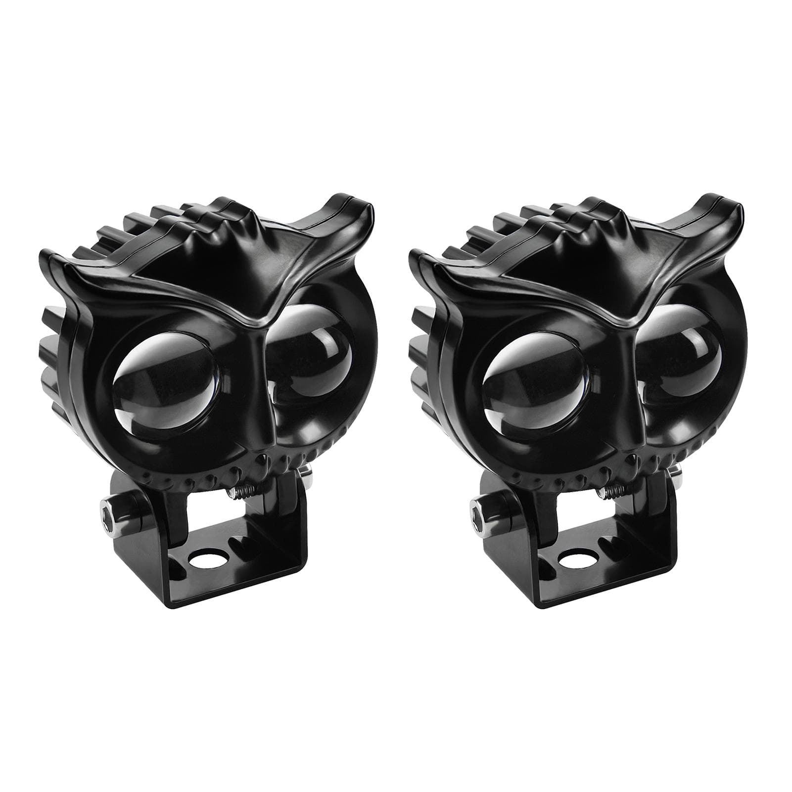 2Pcs Motorcycle Driving Lights Mini LED Headlights Fog Lights 30W/45W 5000-6500K Super Bright Type 2