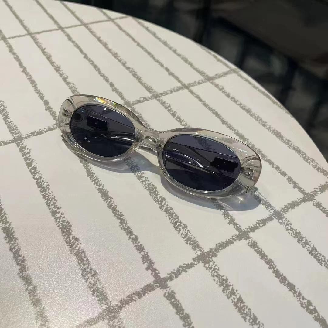 Oval Shape UV400 Sunglasses for Men Women Fashion Trendy Sun Glasses New Style UV Protection