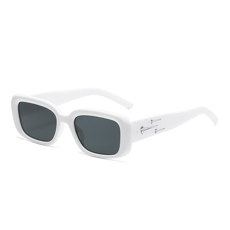 New Square Gradient Sunglasses Retro Fashion UV Protection Unisex Driving Glasses Stylish Streetwear Eyewear pictures show