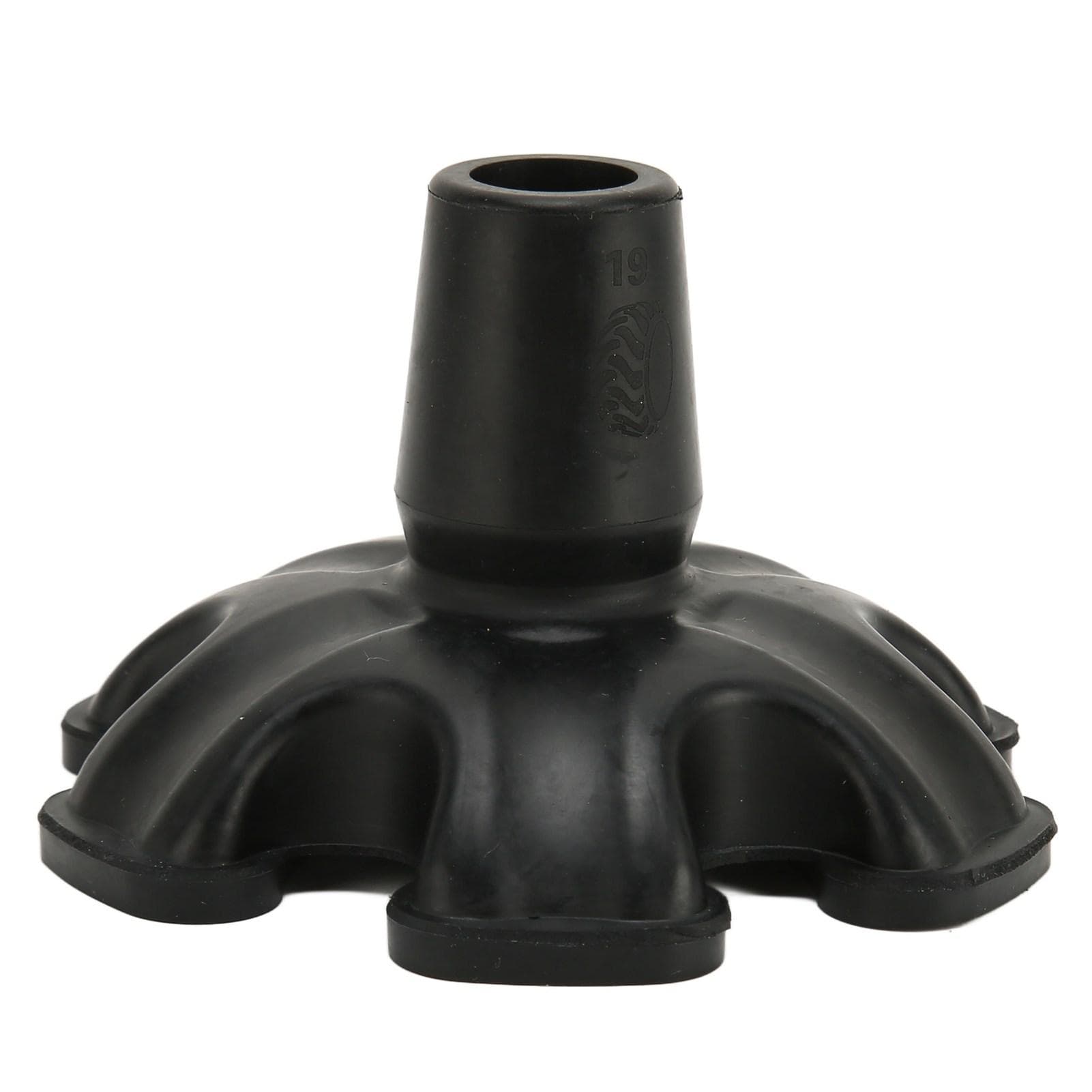 Cane Tip 6 Support Feet Shock Absorption Anti Slip Traction Base Self Standing Cane Tip 19mm
