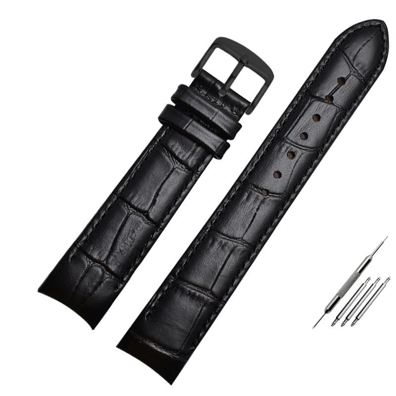 Genuine Leather Bracelet curved end watch strap 20mm for citizen BL9002-37 05A BT0001-12E 01A watch band 21mm watchband 22mm 21mm