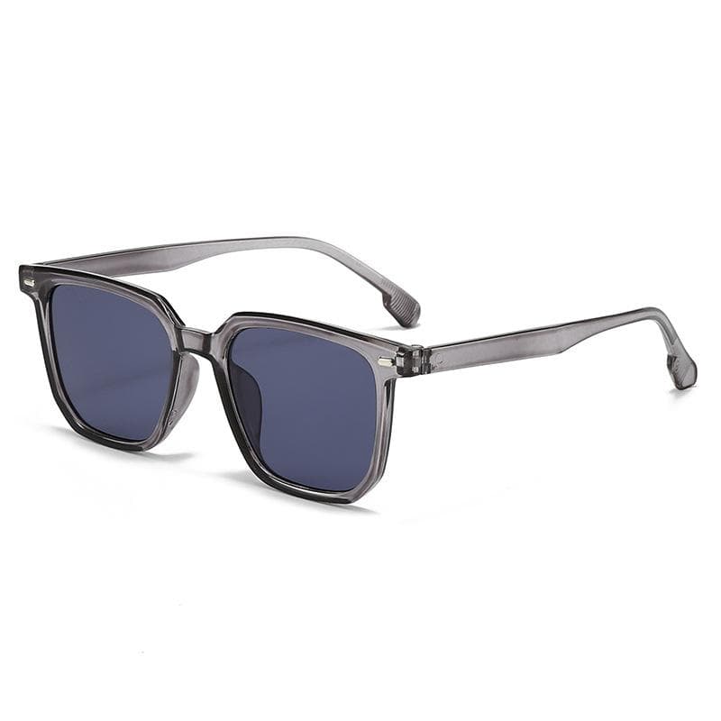 Men Square Frame Sunglasses Black Luxury Designer Retro Trendy Shades UV400 Protection Unisex Women Glasses New Fashion