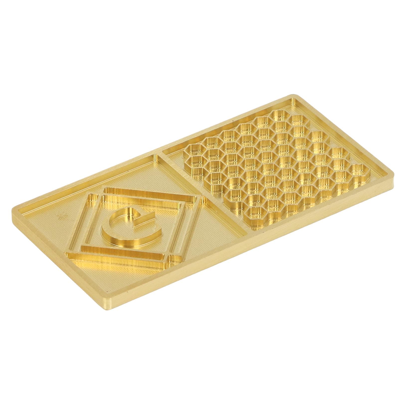 Ice Cube Stamp for Cocktails Whiskey Copper Ice Cube Imprinter for Clear Ice Cubes Bartender L(for 6.5-9kg)
