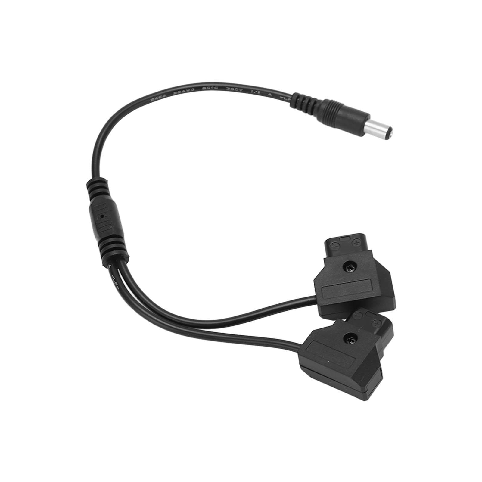 DC 5.5 2.1 Monitor Power Cable Low Heat Generation Female to Double DTAP Male Power Supply Cable