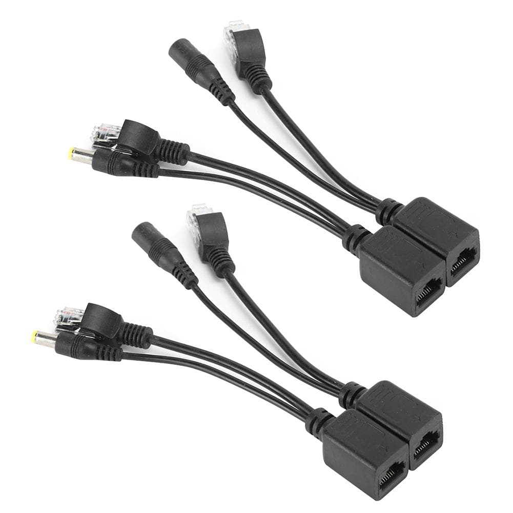 2 Pairs POE Splitter Network Camera Power Supply Module Separator Monitoring Equipment 12V