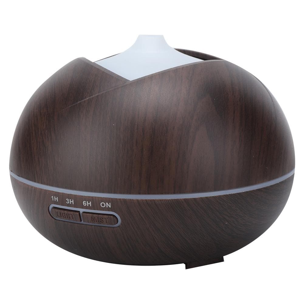 400ml Wood Air Humidifier LED Aroma Essential Oil Diffuser Ultrasonic Aromatherapy Atomizer110~240V UK Plug