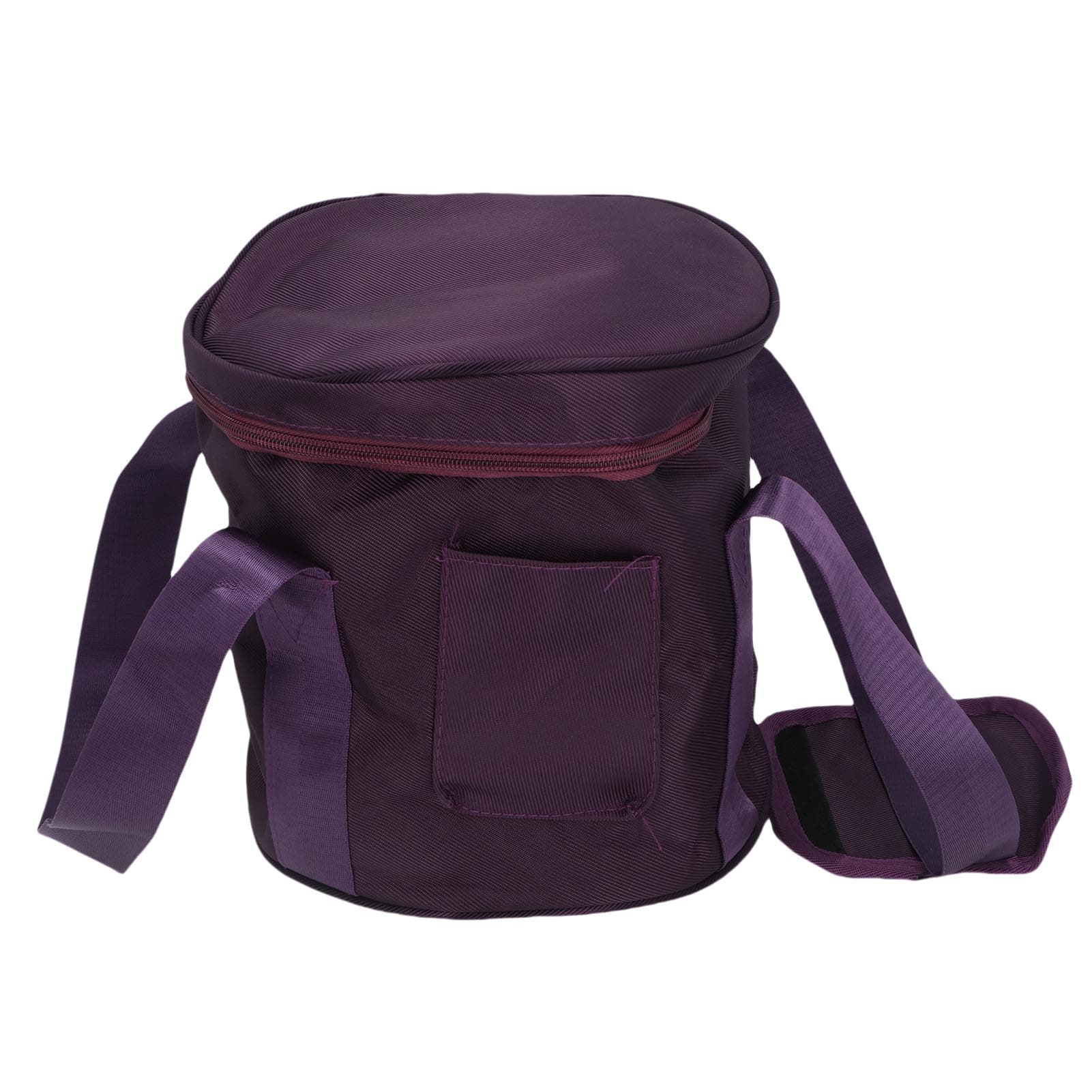 8 Inch Crystal Bowl Bag Purple Well Cushioning Thickened Music Bowl Carry Case with Inner Lining