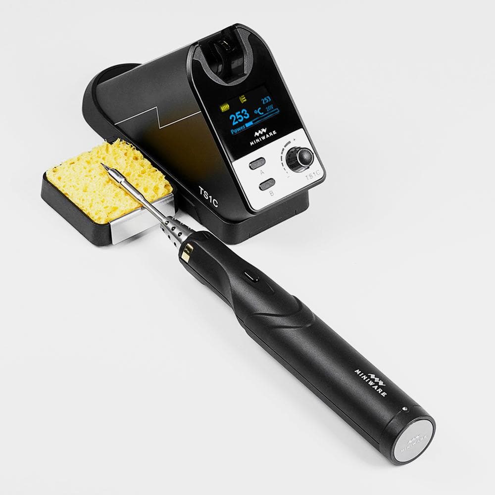 TS1C Wireless Soldering Iron Super-Capacitor Storage Tech BT Communication Intelligent Preheating multicolour
