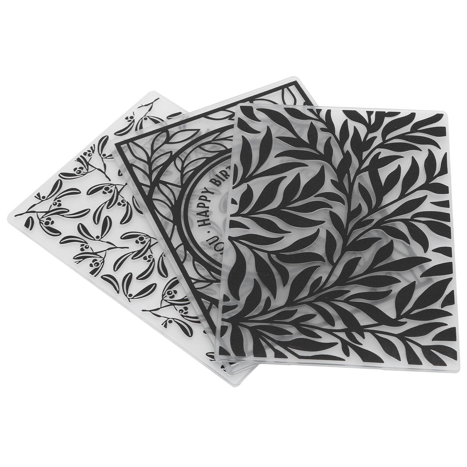 3Pcs Plastic Embossing Folders Embossed Template DIY Card Making Scrapbooking Paper Craft