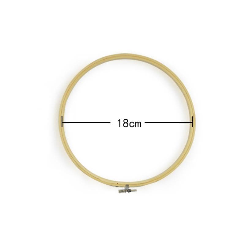 Multi Size Embroidery Hoops Frame Set Bamboo Wooden Embroidery Hoop Rings for DIY Cross Stitch Needle Craft Tools