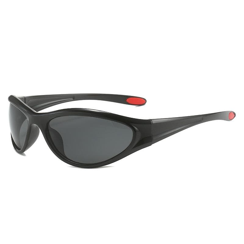 NEW Sports Punk Mirror Sunglasses Women Men Y2K Hip Hop Luxury Brand Cat Eye Sun Glasses UV400 Unisex Shades as picture