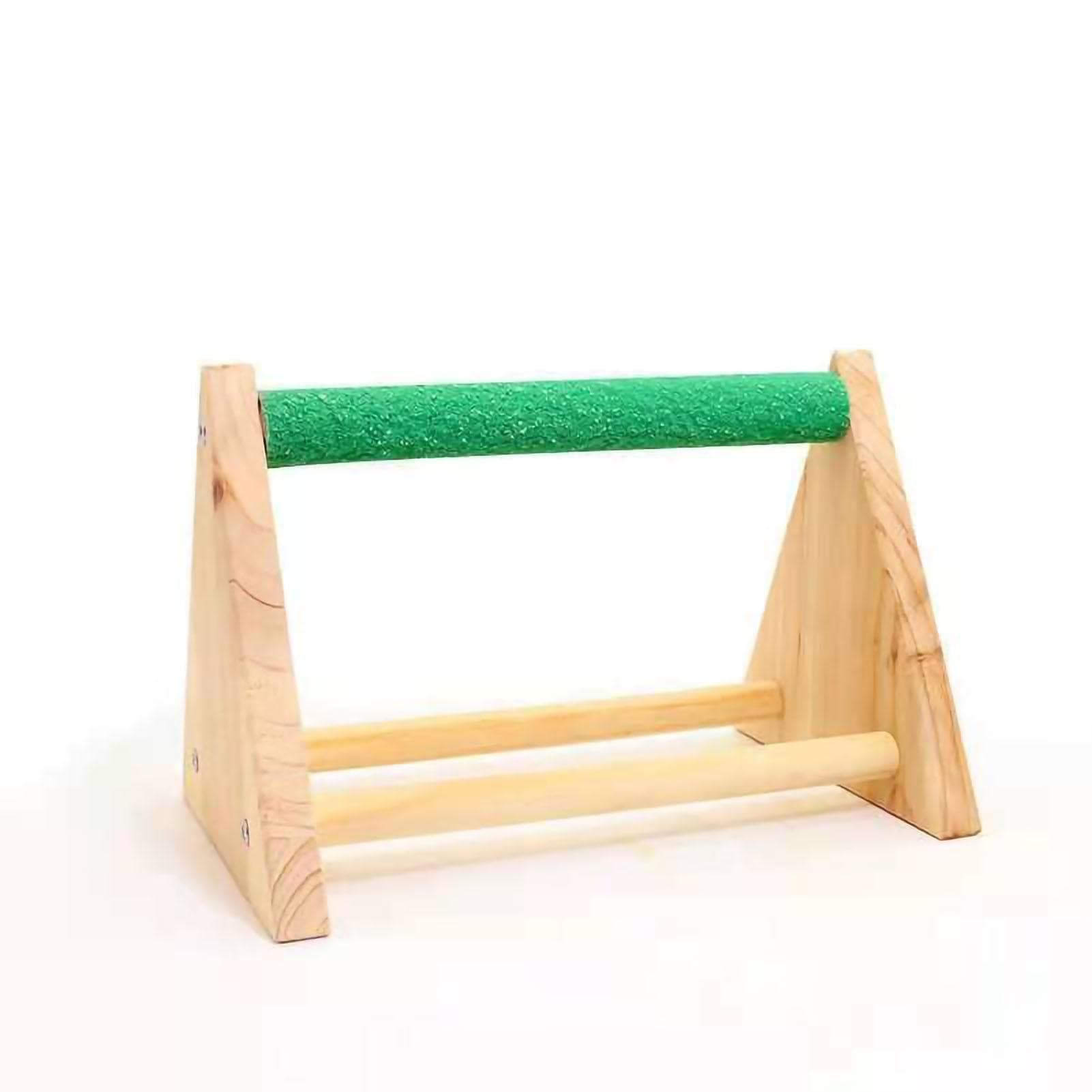 Parrot Bird Perch Table Top Stand Portable Automatic Trimming Bird Training Stand for Pets