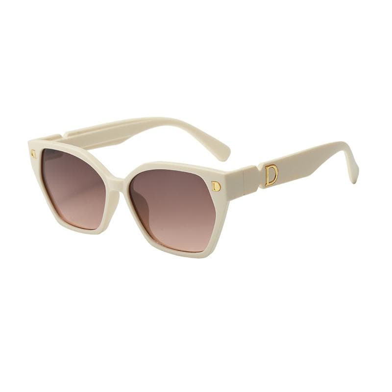 Letter D Square Sunglasses Concave Frame High End Driving Street Fashion for Men Women 77116