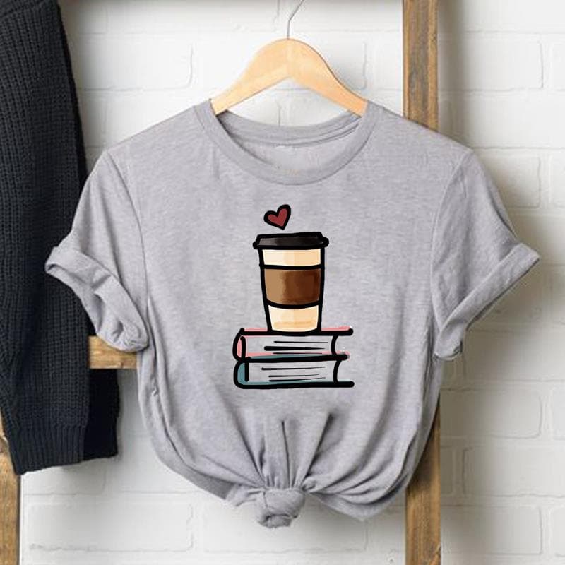 T Shirt Woman Female Women Sloth Cartoon Funny Trend 90s  Print Tee Top Fashion T Clothing Short Sleeve Graphic T-shirts S