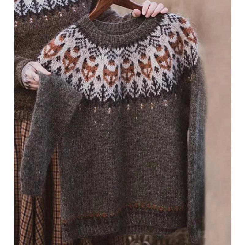 YYFS Women's Fashion Casual Fall Winter Long Sleeve O-Neck Sweaters XXXXXL dark gray