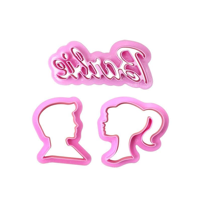 3Pcs/set Wedding Fondant Embosser Man Woman Cookie Fudge Cutters Biscuit Moulds Icing Candy Baking Decorating Kitchen Cake Tools 3pcs
