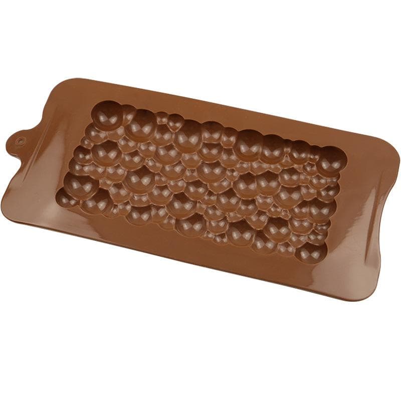 Bubble Shape Chocolate Mold Silicone mold Silicone Moulds Non-Stick Chocolate Candy Mould Silicone chocolate Mould brown